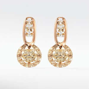 14K Shimmering Pave Drop Tops