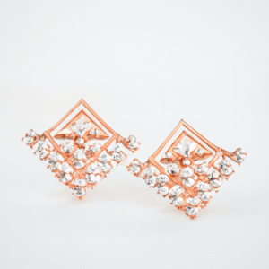 14K Modern Geometric Diamond Tops